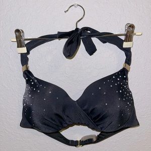 Rhinestone Victoria’s Secret push-up bikini top
